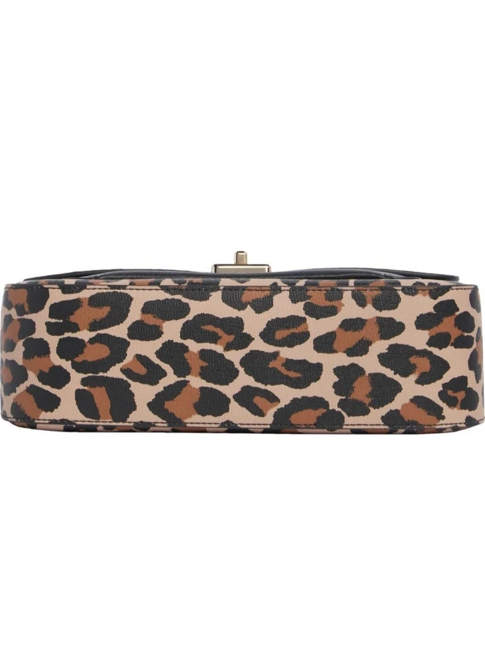 kate spade Leopard Print Shoulder Bag - Black & Brown